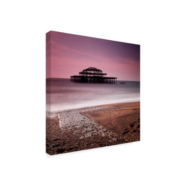 Nina Papiorek 'Brighton Pier' Canvas Art,18x18